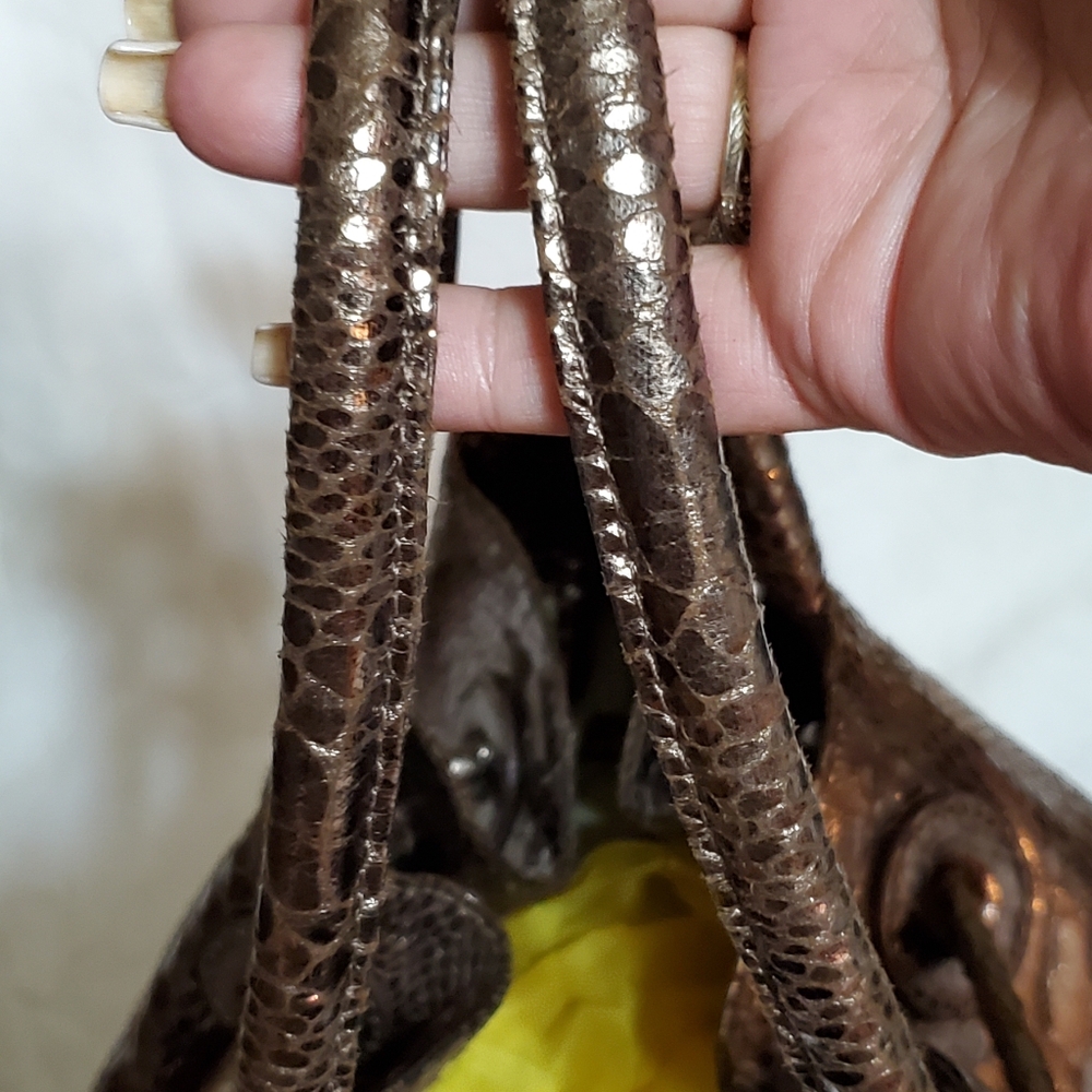 Python Hobo Shoulderbag By Carlos Falchi. - image 4